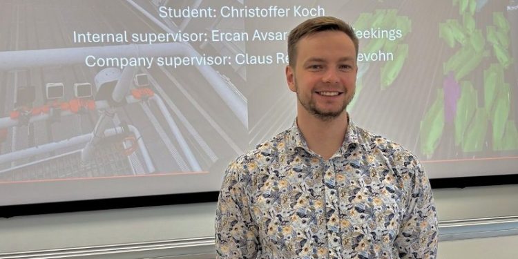 Kandidaten Christoffer Koch. Foto: DTU.