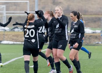Fortuna vandt sin seneste træningskamp med hele 8-0 over FC Thy-Thisted. Lørdag venter Vålerenga i Oslo i Norge. Foto Bente Poder.