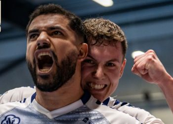 Umisforståelig jubelscene. Foto: HFK.