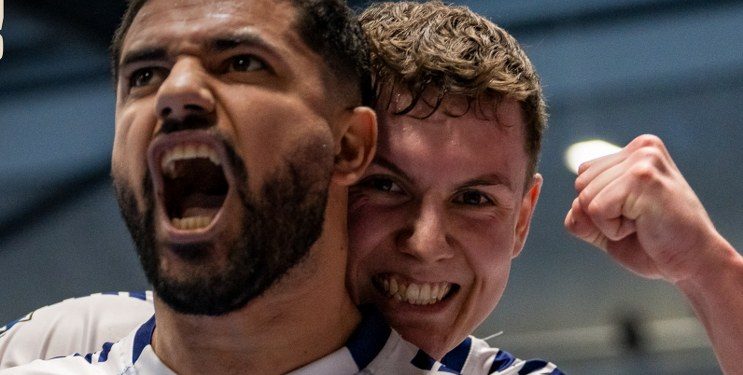 Umisforståelig jubelscene. Foto: HFK.