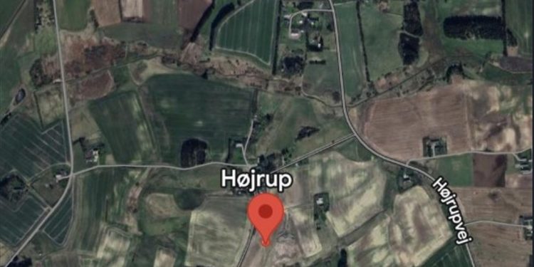 Gammel losseplads beliggende ved Højrup, skriver Niels Worup. Foto: Google Maps.