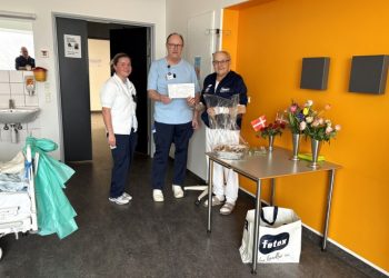 Krumme sætter stor pris på personalet på sygehusene her i Hjørring og Ålborg. Foto: Palle W. Nielsen