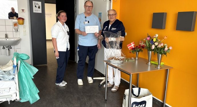 Krumme sætter stor pris på personalet på sygehusene her i Hjørring og Ålborg. Foto: Palle W. Nielsen