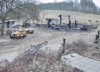 Brandtomten hos Tolne NaturRetreat. Foto: Privat.