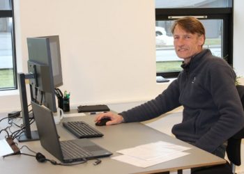 Palle Pedersen er ny produktionschef hos Ecco Print. Foto: Tobias Halskov Kirk Carlsen.