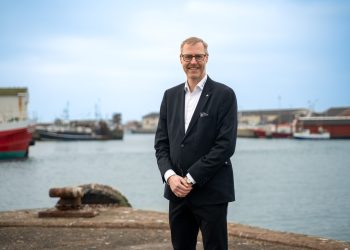 Per Anholm Nørgaard, CEO hos Hirtshals Havn, er stolt over at se tilbage på endnu et år med flere passagerer på havnen. Foto: Hirtshals Havn.