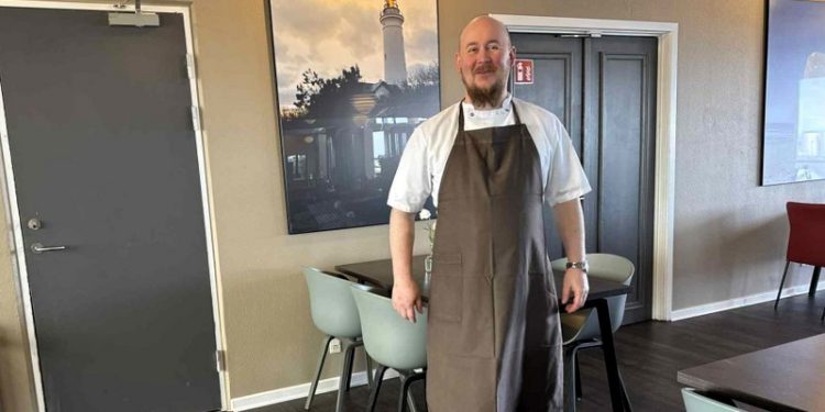 Køkkenchef Rune Hausager hos Montra Skaga Hotel. Foto: Niels Skipper.