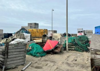Trawlpladsen ved Nordvestkajen. Foto: Hirtshals Havn.