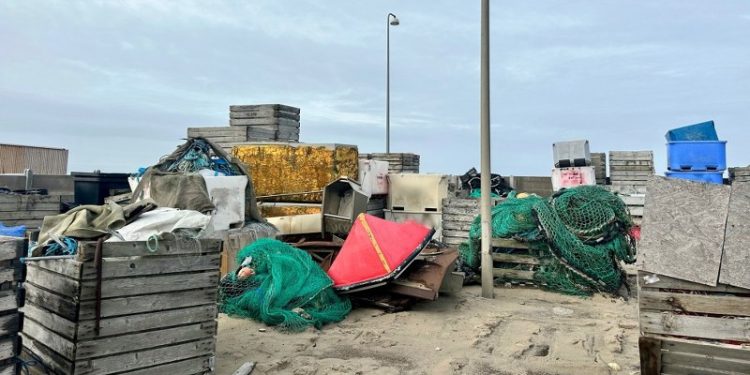 Trawlpladsen ved Nordvestkajen. Foto: Hirtshals Havn.