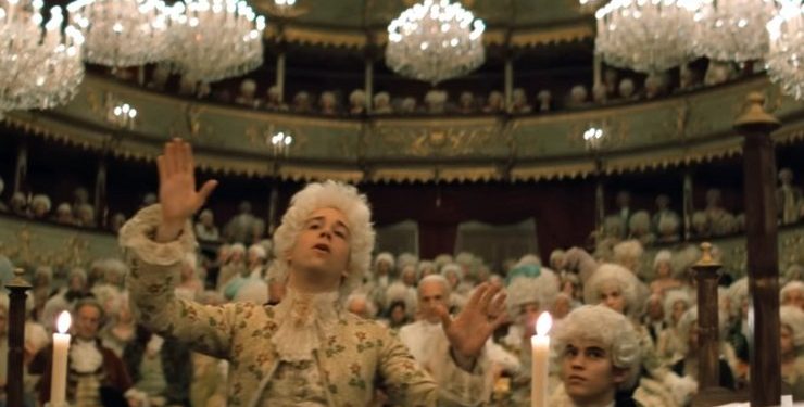 Tannis Bugt Bio viser tirsdag den otte-dobbelt Oscar-vinder om W.A. Mozarts liv, og det er i instruktørens fuldlængde-version fra 1995. Skærmfoto