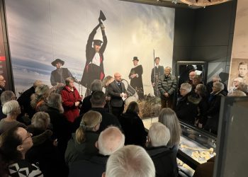 Formidlingschef Jens-Christian Hansen under en rundsvisning hos Vendsyssel Historiske Museum. Foto: VHM.