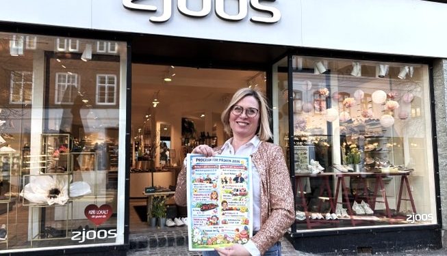 Christina Østergaard Gyldenløve Jensen fra Zjoos i Østergade melder om mange gæster og stor interesse for midtbyens initiativer. Foto: Palle W. Nielsen