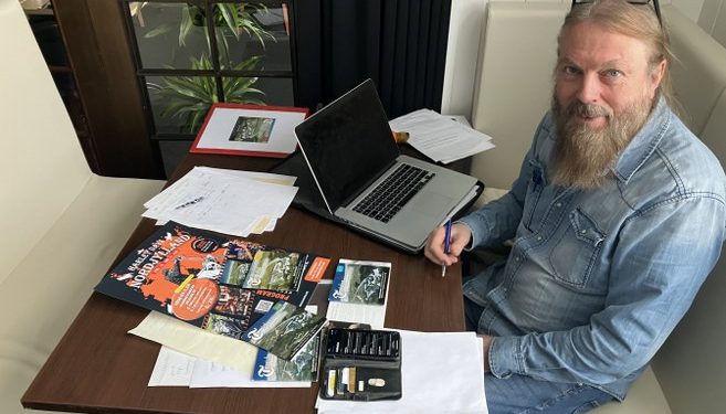 Åge Vinther fejrer hvert år jubilæum - tirsdag den 3. marts 2026 er det nummer 24. Arkivfoto: Palle W. Nielsen