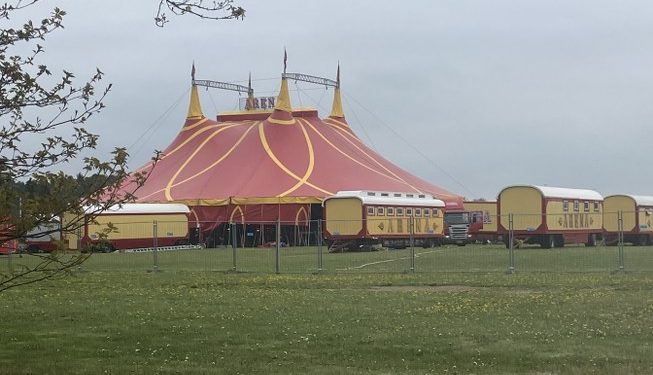 Cirkus Arena har i 2026 to forestillinger på Dyrskuepladsen ved Halvorsmindevej i Hjørring. Arkivfoto: Palle W. Nielsen