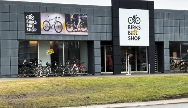 Birks Bike Shop i Hjørring har ophørsudsalg. Foto: Palle W. Nielsen