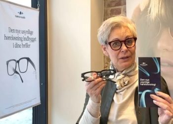 Gitte Stiller, Byens Optik i Hjørring: -  Har du lyst til at høre mere om den smarte løsning fra Nuance Audio, så book tid til en demo i butikken. Privatfoto