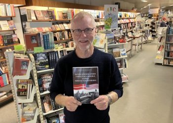 Jens-Peter Fage Madsen udgav i 2025 en meget velskrevet og spændende bog om ”Dansk-amerikanere i krig for Amerika under Første Verdenskrig”. Bogen kan købes hos Betty Mogensens Boghandel i Hjørrings Strømgade. Arkivfoto: Palle W. Nielsen