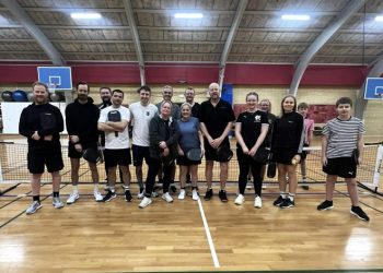 SVIF (Skallerup Vennebjerg Idrætsforening) havde fornøjelsen af at byde velkommen til gæster fra Krif Pickleball Klub fra Ravnshøj. Privatfoto