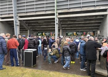 Nord Energi Arena i Hjørring åbner fredag klokken 18. Pausefoto fra seneste hjemmekamp: Palle W. Nielsen