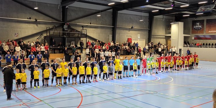 Danmark - Skotland. VM kvalifikationsrunde i Futsal. Foto: Jesper Kjærgaard