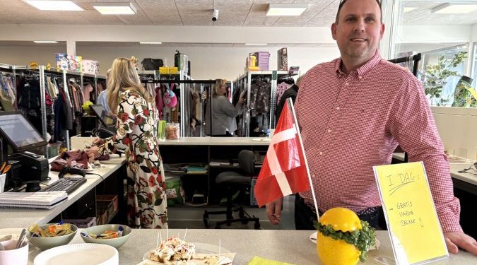 René Høst på ét års dagen i 2HandStore i Hjørring. Foto: Palle W. Nielsen