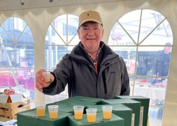 Æblemost fra Lykkesholm Æbler ved Hjørring. Foto: Vendsyssel Fødevarer.