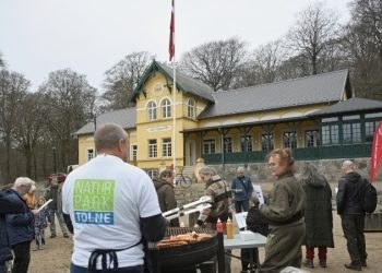 Der var god opbakning og mange aktiviteter til Naturparkens Dag i Tolne. Privatfoto.