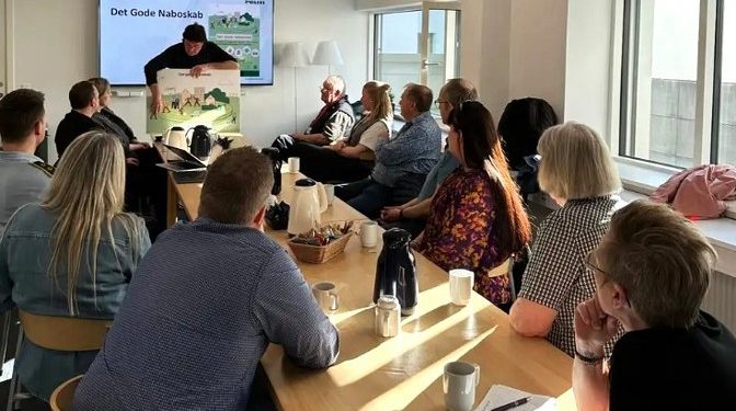 Fra et tidligere netværksmøde om Det Gode Naboskab. Privatfoto