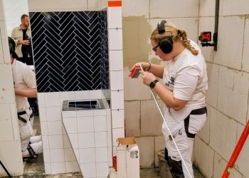 Flisemureren Josefine. Foto. EUC Nord.