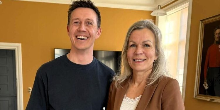 Kasper Brix og Laila Zielke. Foto: Erhverv Hjørring.