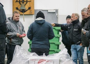 Havnene i Hirtshals og Skagen modtager flest flest rejer fra Skagerrak. Foto: Hirtshals Fiskefestival.
