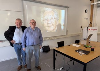 Hasse Boe og Hardi Pedersen hos 3F Skagerak. Foto: Privat.