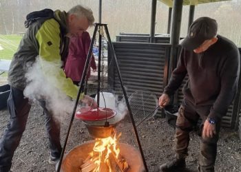 En nat i naturen er noget helt specielt, som Støtteforeningen for Naturpark Tolne opfordrer alle til at prøve. Privatfoto.