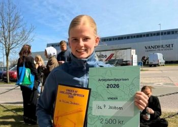 Ida Peilicke Jacobsen med diplom for Arbejdsmiljøprisen ved DM i Skills 2026 i Hjørring. Foto: Privat.