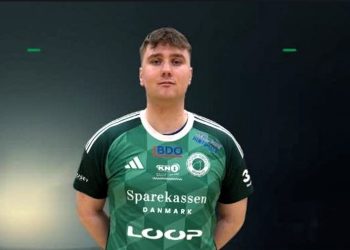 Isak Andersen i trøjen for Elitesport Vendsyssel. Foto: ESV.