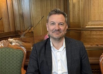 Socialdemokraten Thomas Klimek har fundet sin plads på Christiansborg. Foto: Privat.