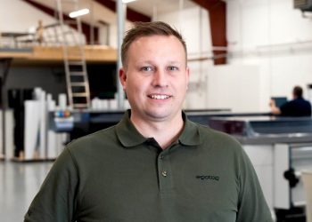 Indehaver og direktør Kristian Klokkerholm hos Egotag. Foto: Sparekassen Danmark.