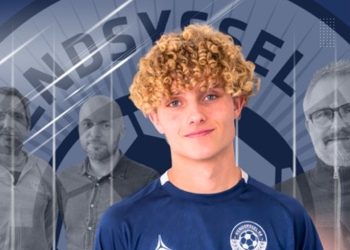 Malte Vinther Sørensen i trøjen for Vendsyssel FF. Foto: Kanal Frederikshavn.