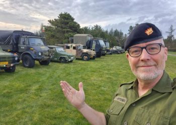 Formand Flemming Hammer fra Bunkergruppen Hirtshals i TRanumlejren. Foto: Privat.