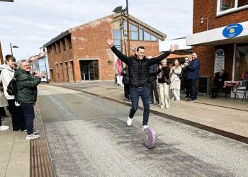 Sejrsikker Thomas Mørk i suveræn stil ved Osteløbet 2026. Foto: Niels Skipper.