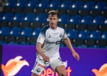 Rasmus Schüller fra Vendsyssel FF er klar til kampen på Gladsaxe Stadion. Foto: VFF