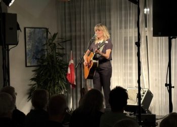 Signe Svendsen strålede på Restaurant Tannishus i Tversted. Foto: Palle W. Nielsen