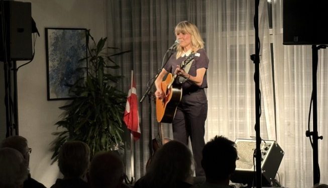Signe Svendsen strålede på Restaurant Tannishus i Tversted. Foto: Palle W. Nielsen