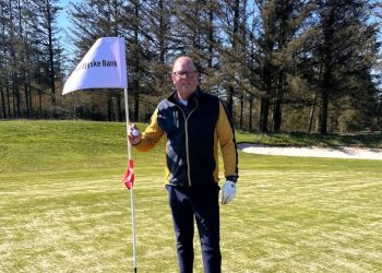 Tommy Jensen fra Sindal Golf Klub præsterede et hole in one i Løkken. Foto: Privat.