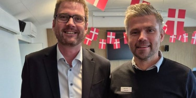 Årets uddeler i distriktet ses her til højre. Foto: Privat.