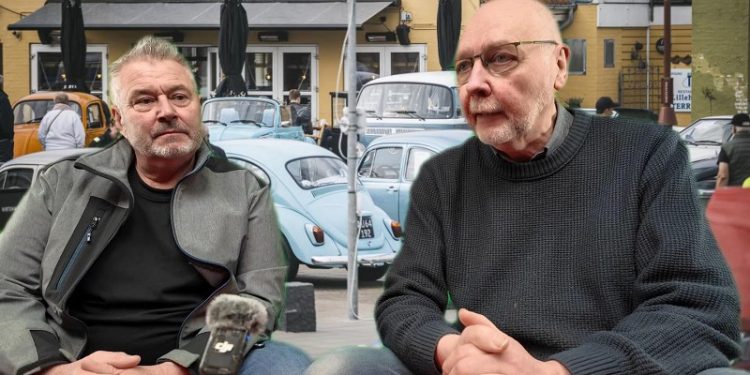 Claus Olsen og Tommy Høj er tovholdere og glæder sig over den vilde interesse for Veterantræf 2026. Foto: Sreenshot.