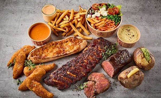 Udvalg af take away hos Bone's. Pressefoto