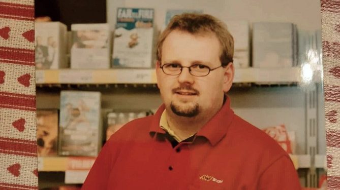 Martin Lilholt Thomsen er ny uddeler i Brugsen i Bjergby. Privatfoto