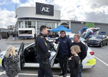 Michael Kongstad og bagest Peter Esbech Mathiesen fortalte om politiet og "Det Gode Naboskab". Foto: Palle W. Nielsen