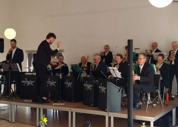 Kasper Bonde og Sæby Big Band på Klitgården i Tversted. Privatfoto